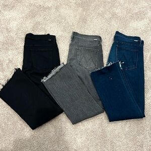 Bundle of Mother The Insider Crop Jeans